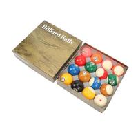 MechKit Boule de Billard, 16 Pièces 57,2 mm/2,25 Pouces Ensemble de Balles de Billard en Résine pour Formation de Table de Billards