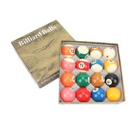 MechKit Boules de Billard, 16 Pièces Ensemble Complet de Balles de Billard 5,72 cm/2,25 Pouces de Diamètre pour Accessoires de Table de Pool de Style Américain
