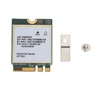 MechKit Carte réseau MT7921 NGFF M2, Haute Vitesse, 1800Mbps, Double Bande, WiFi, sans Fil, pour 10 11, avec Kit d'installation Facile