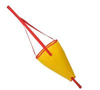 MechKit - Chaussette de dérive en PVC, Ancre de mer, Corde de Traction, bouée, Boule Flottante, système de freinage en mer pour canoë (Jaune)