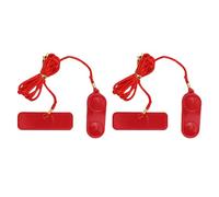 MechKit Clé de sécurité magnétique pour Tapis Roulant ABS Interrupteur d'arrêt d'urgence magnétique Double Paquet Universel pour Machines de Course GTS7 M8 M9