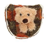 MechKit Couvre-tête de Club de Golf Demi-Rond Adorable Ours décor Fermeture à Aspiration magnétique Couvre-Chef de Putter de Golf (Grande)