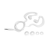 MechKit - écouteurs de Natation à Conduction, Prise 3.5mm, avec Bouchons d'oreille de Remplacement, pour la Natation, la Course à Pied, Le Surf (Blanche)