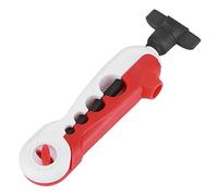 MechKit Enrouleur de Ligne de Pêche Multifonctionnel Rapide Accessoire d'emballage de Canne à Mer avec Conception d'enroulement Unique pour la pêche en Eau Douce en Eau salée (Blanc Rouge)