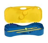 MechKit Filet de Badminton Portable Filet de Sport de Tennis Installation Facile Matériau Robuste en polypropylène ABS Longueur pour Les Jeux familiaux intérieurs et extérieurs (Jaune)