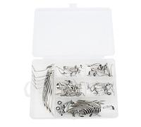 MechKit Kit de réparation de Canne à pêche 65 pièces Guides de Canne à pêche Portables écologiques avec boîte de Rangement pour la pêche en Eau de mer et en Eau Douce