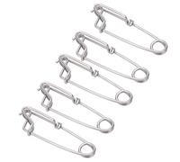 MechKit Longline Snap Clip Connecteur de Pêche Clip Thon Clip Haute Résistance Résistant en Acier Inoxydable Accessoires de Pêche pour la Pêche en Océan Surf Fishing 5pcs Ensemble (3,5 * 125MM)