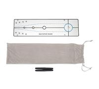 MechKit Miroir d'alignement de Putting de Golf Aide à l'entraînement en Acrylique Portable avec Lignes d'alignement claires pour la Pratique en intérieur et en extérieur Comprend