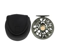 MechKit Moulinet de pêche à la Mouche léger en Alliage d'aluminium CNC Robuste 7/9 avec roulements 2 + 1BB pour la pêche en Eau Douce et salée (Verte)