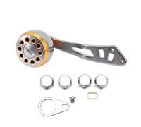 MechKit Moulinet de pêche Poignée de Puissance en Alliage d'aluminium léger Ergonomique Baitcasting Moulinet poignée pour Moulinet Baitcasting Moulinet de Remplacement poignée (Or)