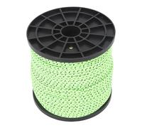 Mechkit Paracorde 4mm, 50 m Corde de Camping Réfléchissante Corde de Tente Réfléchissante en Polyester pour Camping Randonnée Voyage de Extérieur (Vert)