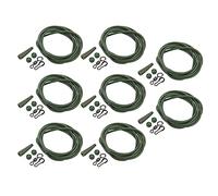 MechKit Plate-Forme de pêche en Silicone pour la pêche à la Carpe, Tube en ABS, Fourniture de pêche, Queue de Leader Durable, Portable, Facile à Installer pour Les rivières, Les (Verte)