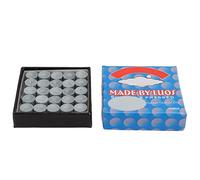 MechKit - Pointes de Queue de Billard en Cuir, 50 pièces, Accessoires de Remplacement élastiques durables pour Un Usage Quotidien, entraînement (Je Mange)