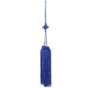 MechKit Pompon d'épée d'arts Martiaux Chinois Kung Fu Taiji, Accessoire décoratif Lisse en Soie glacée de qualité supérieure pour la Performance et la Pratique de l'épée Taiji, sty (Dague Bleu Royal)