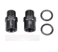 MechKit Prolongateur de Pédale de Vélo, 2 Pièces Extenseur de Pédale de Vélo 20 mm/0,79 Zoll avec 2 Rondelles et 1 Autocollant, pour VTT Vélos de Route