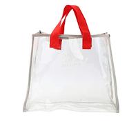 MechKit Sac de Plage étanche extérieur Sac à Main en PVC Transparent Paquet de Rangement de vêtements Portable léger élégant pour la Natation Voyage Shopping Matériau PVC