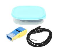 MechKit Sifflet d'arbitre de Sport Fort Haute fréquence réglable avec Son Net en résine ABS léger et Portable pour Football, Basket-Ball, Volley-Ball, entraîneurs, Enseignants, (Bleu Jaune)