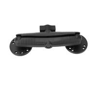 MechKit Support de détecteur de Poisson en Alliage d'aluminium à Double Boule de 1 po avec plaques Rondes de 2 ampères Bras à Double Douille de 17 cm pour Utilisation Marine