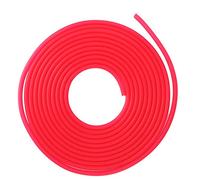 MechKit Tube de Pompe à Air d'aquarium en Silicone Souple, Tuyau d'oxygène pour Aquarium 5m, Flexible et Durable, Transparent, Noir, Jaune, Rouge, Bleu, Vert (Rouge)