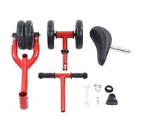 MechKit Vélo d'équilibre pour Enfants Design sphérique Vélo d'apprentissage sans pédale pour Les Tout-Petits de 1 à 6 Ans Alliage d'aluminium Plastique Éponge Construction en Cuir (Rouge)