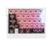 MechLands AJAZZ AK029 Clavier de jeu filaire rapide et rapide, interrogation 8 kHz, clavier à une main, SOCD et DKS, interrupteur magnétique, actionnement réglable, rétroéclairage RVB, plaque en