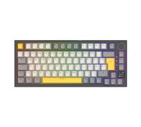 MechLands AJAZZ AK820 PRO Clavier mécanique QWERTZ allemand 75 %, clavier sans fil avec écran TFT et structure d'étanchéité crémeuse, remplaçable à chaud, RVB, NKRO pour Win/Mac