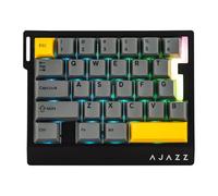 MechLands AK029 Rapid Fast Wired Gaming Keyboard 8 kHz Polling, 29 touches à une main, SOCD & DKS, interrupteur magnétique, actionnement réglable, RVB, plaque en aluminium (noir)