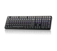 MechLands Aula F108 Clavier de Jeu, 4000mAh, Clavier mécanique Personnalisable, 108 Touches, remplaçable à Chaud, Compatible Win/Mac (dégradé de Noir)