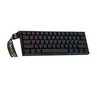 MechLands Aula Mini60 HE PRO Clavier à effet Hall sans fil, 4000 mAh, SOCD & DKS, clavier de jeu magnétique, actionnement réglable, requête 8K, RVB, atténuation du bruit (noir)