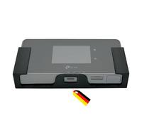 MECHONIX Support mural pour routeur TP-Link M8550 5G, montage mural et sur table, ou dans caravane. Plastique noir, fabriqué en Allemagne.