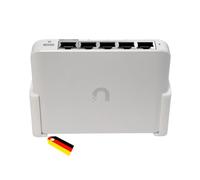 MECHONIX Support mural pour Ubiquiti USW-Flex-Mini, montage sur table et mural, blanc (2,5 G USW Flex mini)