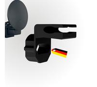 MECHONIX Support pour Telekom Speed Home Wi-Fi - Support mural pour répéteur Mesh Wi-Fi, sans perçage, sans outils, noir en plastique