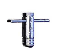 MECHURA Taraud à pointe hélicoïdale M3-8 M5-12 réglable poignée en T cliquet main support de robinet clé étendue taraudage avant et arrière accessoires outil(Long M3-8)