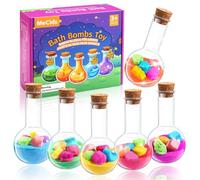 MeCids Bombes de bain pour enfants 6 Pack Biologique | Bombe de bain non toxique & Comprimés de couleur de bain, Kit de bombes de bain de potion magique bricolage pour garçons filles anniversaire Noël