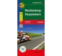 Mecklenburg-Vorpommern, Motorradkarte 1:250.000, Freytag & Berndt