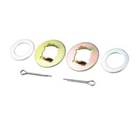 Meckparts 714-0162 714-04039 Kit de reconstruction de roulement de roue avant, rondelles de roue avant, goupilles fendues 736-04228B 736-04228A 736-0237, compatible avec Cub Cadet, compatible avec MTD