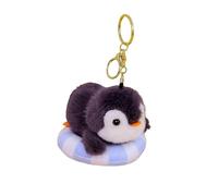 Mecmbj Adorable Porte Clef en Peluche, Porte-Clés Cadeau (Pingouin)