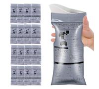 Mecmbj pisse Debout Femme, 16 pièces Pipi Debout Femme 700ml, Sacs durine jetables Portables Hommes, Sacs à vomissements de Voiture, Sacs durine pour Camping, Toilettes à urinoir, embouteillages