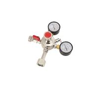 MECUTP Réducteur de pression CO2, bouteille de gaz avec double manomètre, régulateur de CO2, valve de décompression pour machine à bière, brassage de bière, machine à bière, machine à bière, machine à