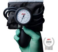 Med-Comfort Tensiomètre Anéroïde Sans Anneau D'arceau Système À 2 Tuyaux Noir 1 Pièce Médecin Cabinet Hôpital Dans Sac Pratique [Iso 81060]