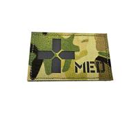 MED Field Medic Patch infrarouge réfléchissant tactique découpé au laser Airsoft Field