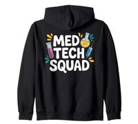 Med Tech Squad Funny Laboratory Science Sweat à Capuche