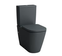 Meda cuvette au sol silent flush ss bride sh sv graphite mat 680x360x430 - LAUFEN H8241117582311