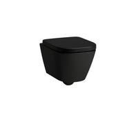 Meda cuvette susp compacte silent flush ss bride noir mat 490x360x355 - LAUFEN H8201137160001