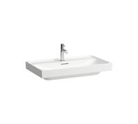 Meda lavabo mural ou à poser sur meuble blanc lcc 800x460x80 mm - LAUFEN H8101174001091
