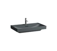 Meda lavabo mural ou à poser sur meuble graphite mat 800x460x80 mm - LAUFEN H8101177581081