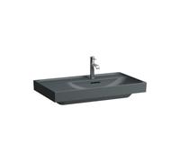 LAUFEN MEDA lavabo, encastrable, 800x460mm, tablette à gauche, 3 trous pour robinetterie, sans trop-plein, H8171157581581, Couleur: Graphite mat