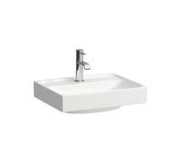 Meda lave-mains mural ou à poser sur meuble blanc mat 450x350x80 mm - LAUFEN H8151117571111
