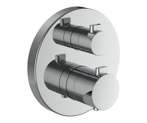 Meda mit bain-douche thermostatique à enc avec simibox avec inverseur chromé - LAUFEN HF506677100000