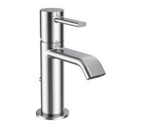 Meda mitigeur de lavabo bec fixe 95 mm avec vidage clic-clac chromé - LAUFEN HF506601100000